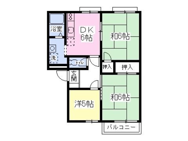 シルクタウンCの物件間取画像